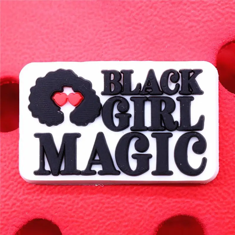 Black Girl Magic Queens Croc Charms - 3