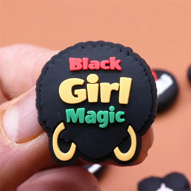 Black Girl Magic Queens Croc Charms