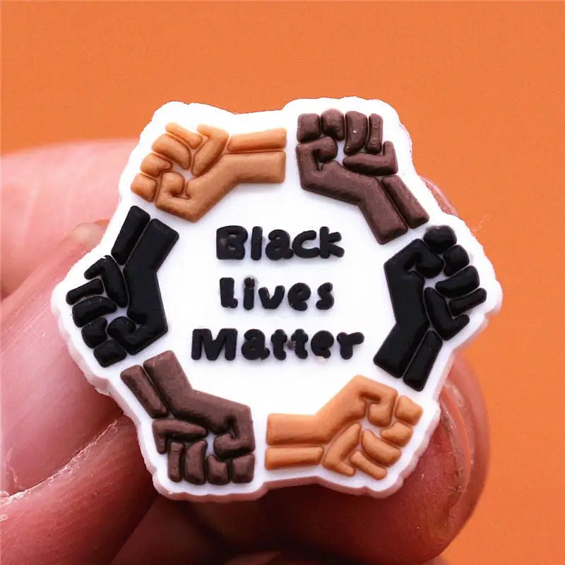 Black Lives Matter Croc Charms
