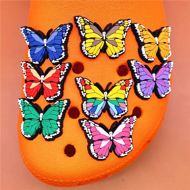 Butterfly Croc Charms (8-Pack)