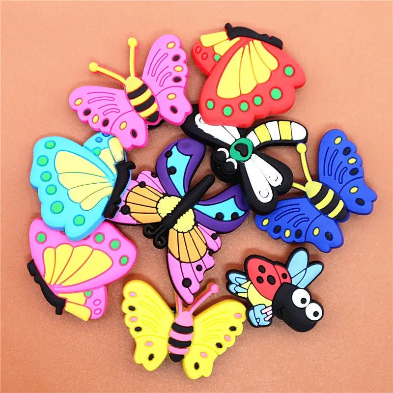 Butterfly Croc Charms (9-Pack)