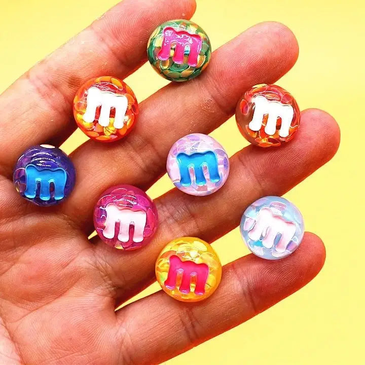 Colorful Sequin Ms Croc Charms
