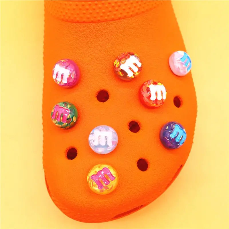 Colorful Sequin Ms Croc Charms