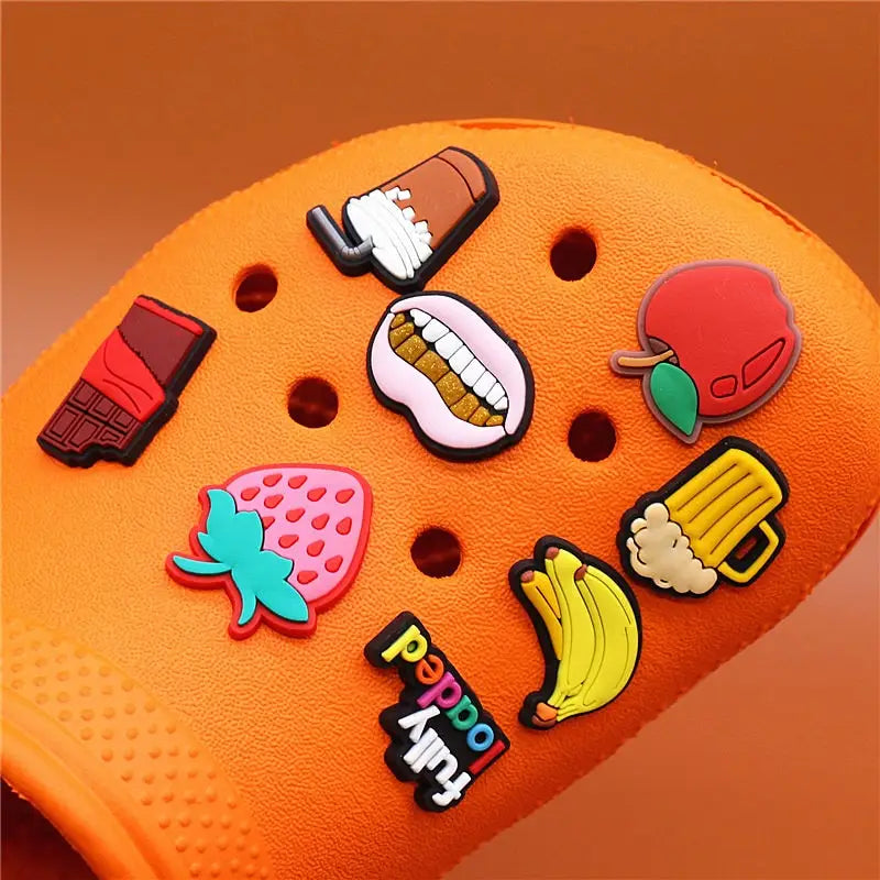 Cute Food Croc Charms