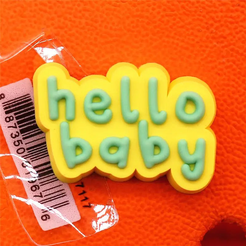 Hello Baby Croc Charms - D / China