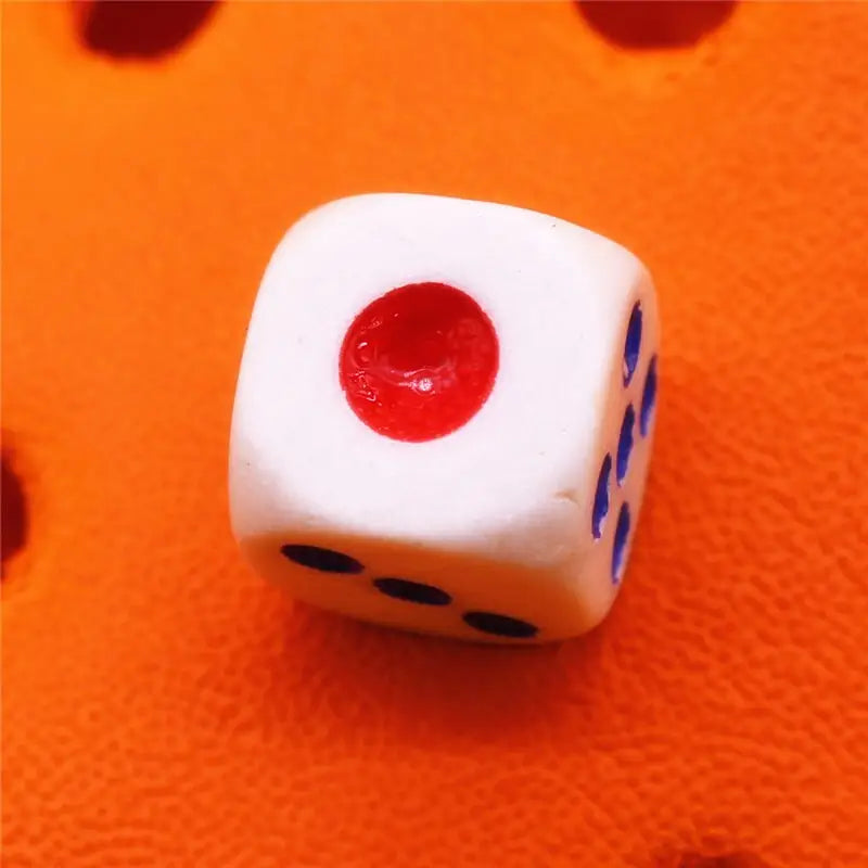 New 3D White Dice Croc Charms - A / China