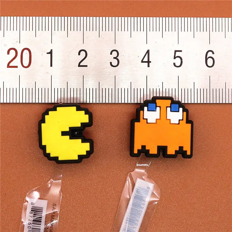 Pac-Man Croc Charms