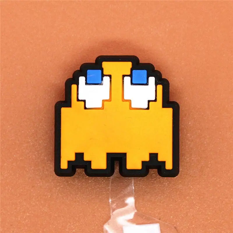 Pac-Man Croc Charms - Yellow