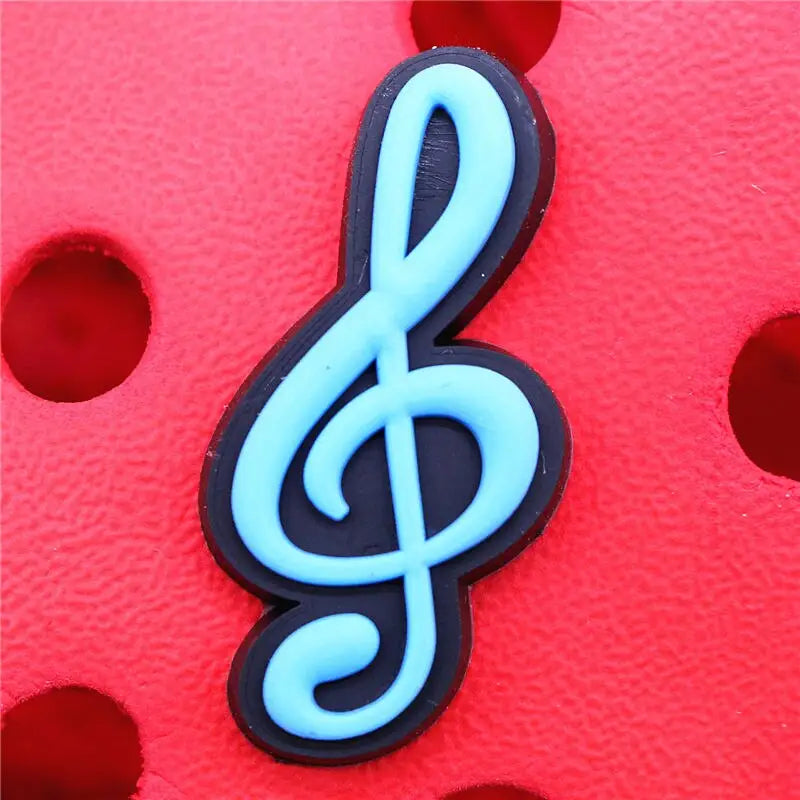 Single Sale Musical Note Croc Charms - 5